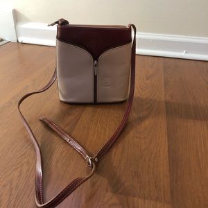 Italian leather crossbody